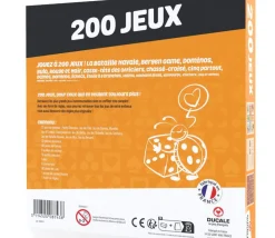 Boite 200 jeux traditionnels plateaux et cartes - Ducale