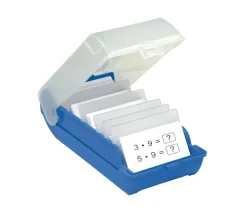 Boite à trier cartes vert de 20 x 9 x 6.5 cm avec intercalaires amovibles