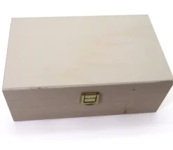 Boite bois 6 compartiments 22.5 x 13.5 x 8 cm - fabrication en France