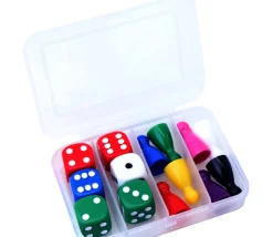 Boite clips mini transparente 4 compartiments 91x66x21 mm vide