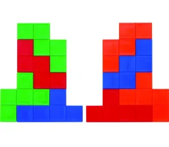 Boite de 60 pentaminos en 5 couleurs