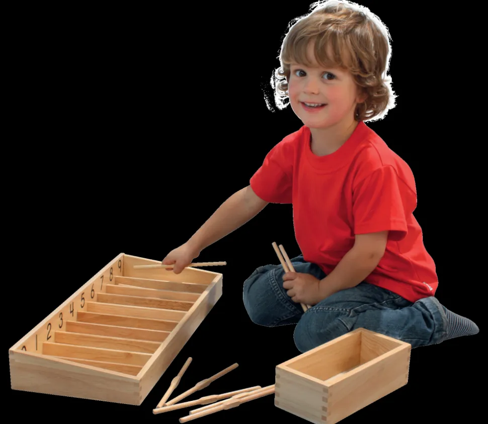 Boite des fuseaux Montessori