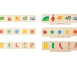 Boite jeu tri des images - chenille qui fait des trous