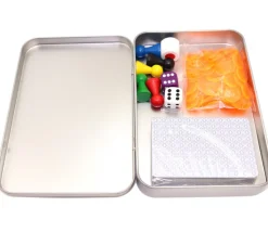 Boite métal A6 pour 2 jeux cartes à jouer et accessoires 162 x 112 x 20 mm