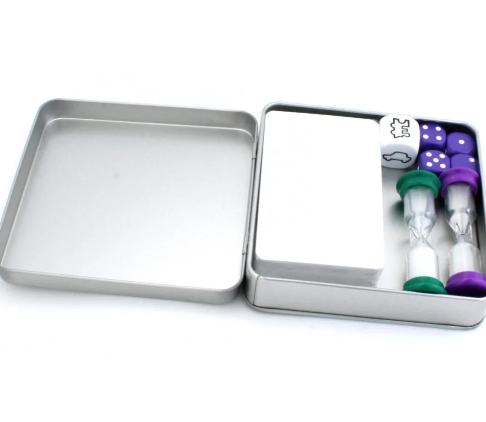 Boite métal carrée personnalisée avec votre image