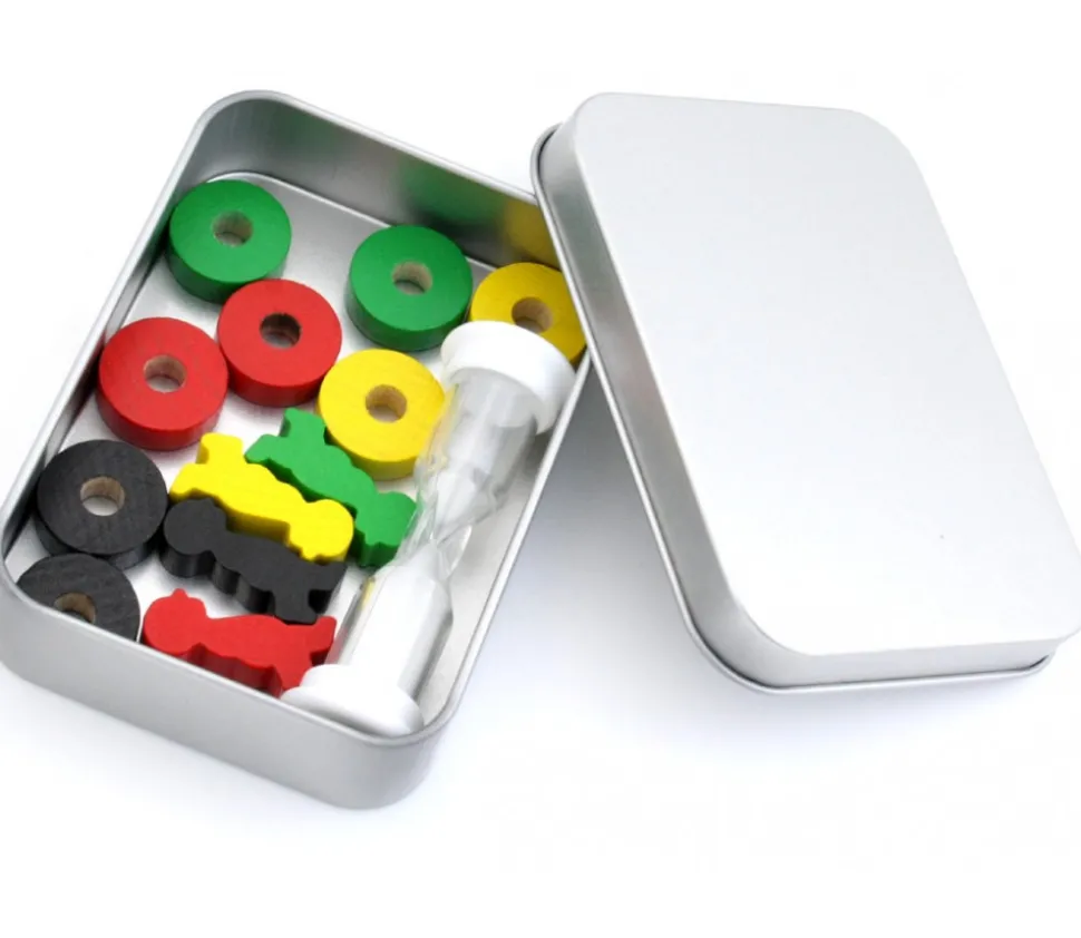 Boite métal cartes à jouer 105 x 75 x 25 mm