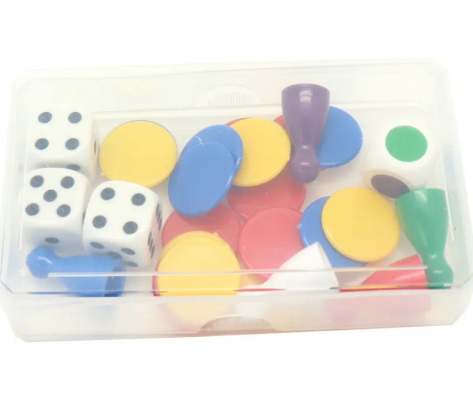 Boite plastique 10.3 x 5.8 x 1.8 cm transparente vide pour cartes à jouer