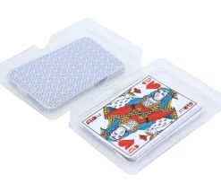 Boite plastique 105 x 70 x 15 mm transparente vide pour cartes à jouer