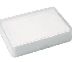 Boite plastique BRIDGE pour 54 cartes à jouer transparentes vide