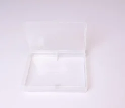 Boite plastique double pour 2 jeux 54 cartes à jouer transparentes vide