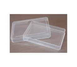 Boite plastique pour 32 cartes à jouer transparentes type jeu de belote