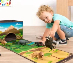 Boite rangement tapis de jeu Forêt jungle