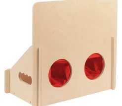 Boite tactile enfant jeu toucher à l'aveugle 34 x 32 cm