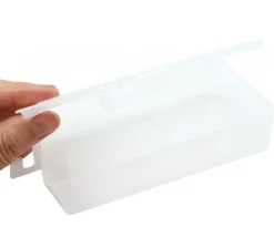 Boite Tarot 130x70x30 mm vide plastique clips transparente