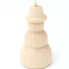 Bonhomme de neige en bois 7 cm