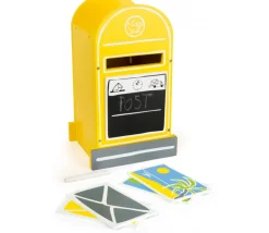 Boîte aux lettres en bois avec accessoires - jeu poste
