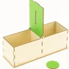 Boîte encastrement Montessori 2 zones avec clapet découverte