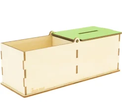 Boîte encastrement Montessori 2 zones avec clapet découverte