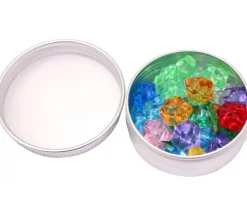 Boîte ronde Ø 5.2 cm aluminium avec couvercle à vis métal