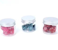 Boîte ronde Ø 4.8 cm plastique avec couvercle à vis en aluminium