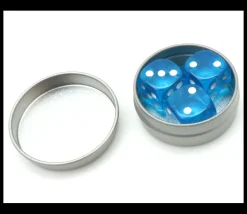 Boîte ronde métal Ø 4.3 cm avec couvercle hermétique