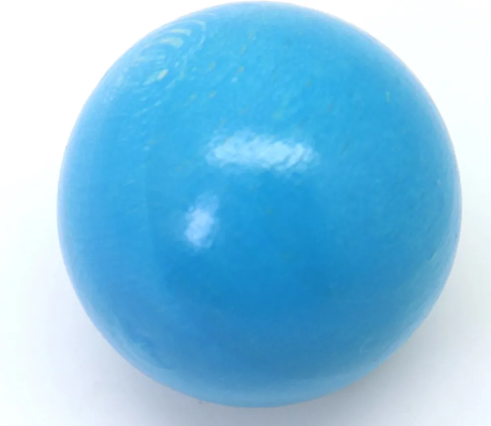 Boule 3 cm couleur bleu clair en bois - bille hêtre diamètre 30 mm