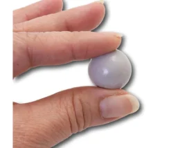 Boule 2 cm couleur gris clair en bois - bille hêtre diamètre 20 mm