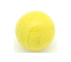 Boule 3 cm couleur jaune en bois - bille hêtre diamètre 30 mm