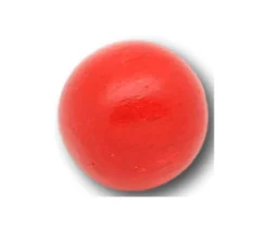 Boule 3 cm couleur rouge en bois - cochonnet hêtre diamètre 30 mm
