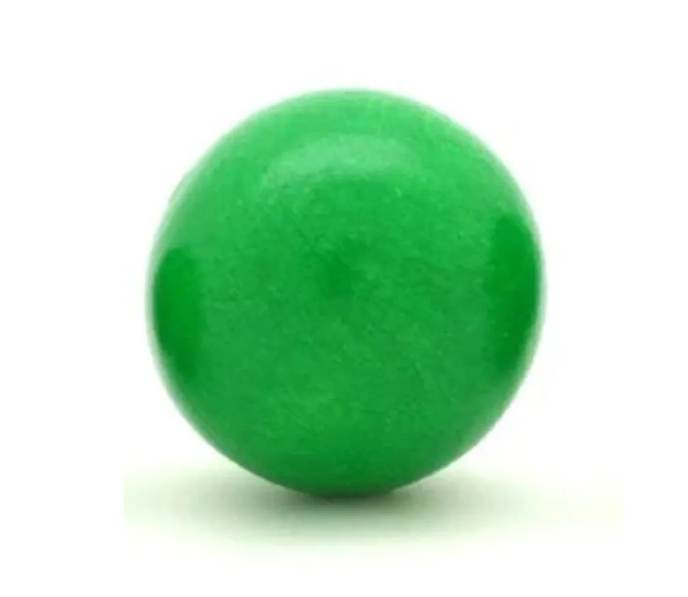 Boule 3 cm couleur verte en bois - bille hêtre diamètre 30 mm