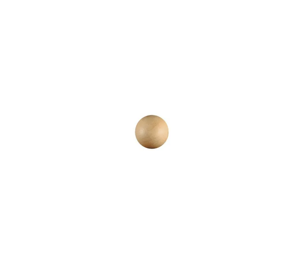 Boule 1.5 cm en bois - bille hêtre diamètre 15 mm