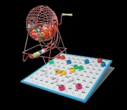 Boulier de loto géant 31.5 cm + 90 boules + plateau de tirage