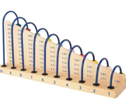Boulier Education bois addition 10 rangées