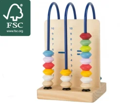 Boulier Education bois mini addition petit format