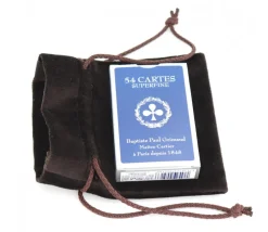 Bourse sac 11 x 15 cm velours ultra épais brun vide