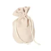 Bourse Sac velours standard 165 x 125 mm beige