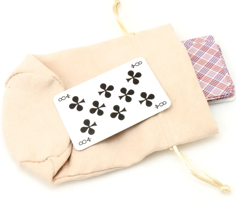 Bourse Sac velours standard 165 x 125 mm beige