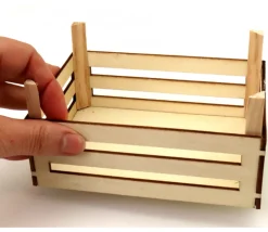 Caissette en bois 14 x 10 x 7.3 cm - mini cagette