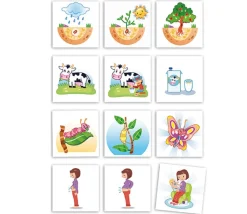 Calendrier hebdomadaire mural avec pochettes 78 x 43 cm