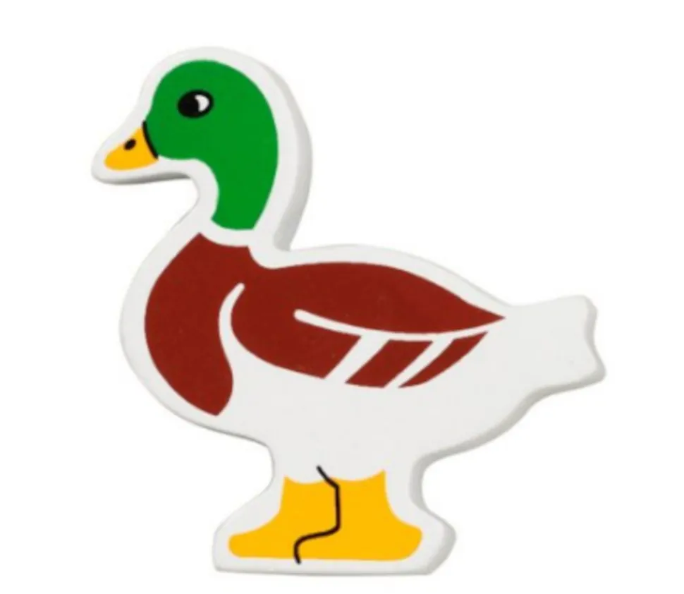 Canard en bois 49 x 52 x 15 mm