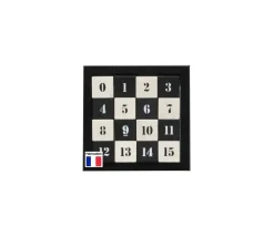 Carré magique en bois - jeu casse tête évolutif