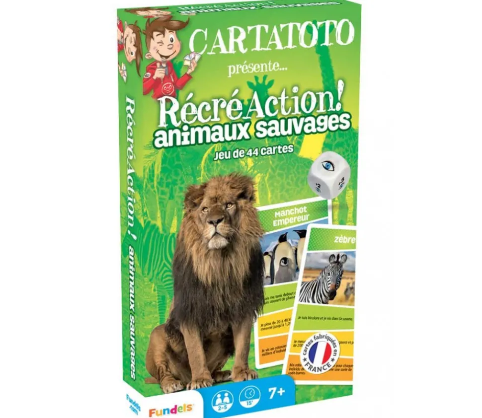 Cartatoto Animaux Sauvages récréaction - jeu