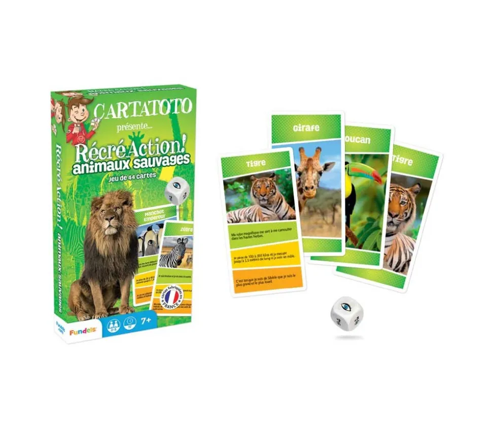 Cartatoto Animaux Sauvages récréaction - jeu