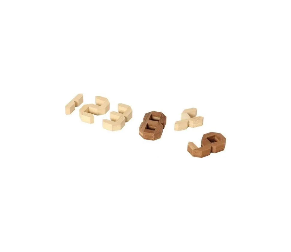 Casse tête Chiffres digitaux 0 à 9 en bois