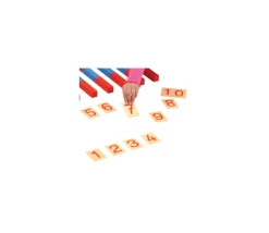 Chiffres Montessori en bois 1 à 10