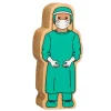 Chirurgien en bois 100 x 42 x 25 mm personnage jeu