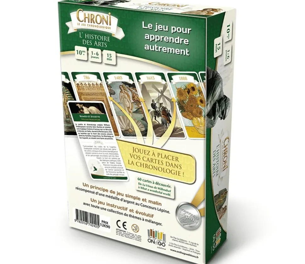 Chroni jeu - L'histoire des arts