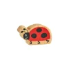 Coccinelle en bois 35 x 60 x 25 mm