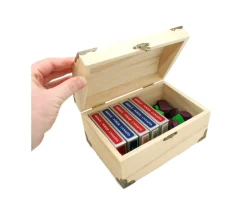 Coffre au trésor naturel 15 x 9.5 x 8 cm pirate