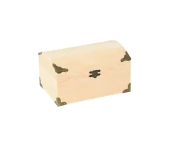 Coffre au trésor naturel 18 x 12.5 x 10 cm pirate